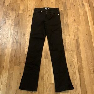 Zara black skinny flair jeans **worn once**